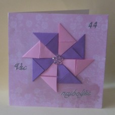 Čestitka v origami tehniki