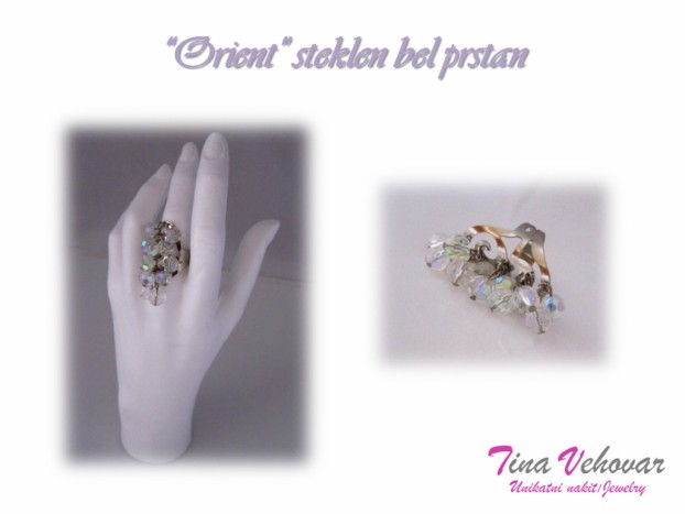 Prstan "Orient" - prstan iz stekla v orientalskem slogu
