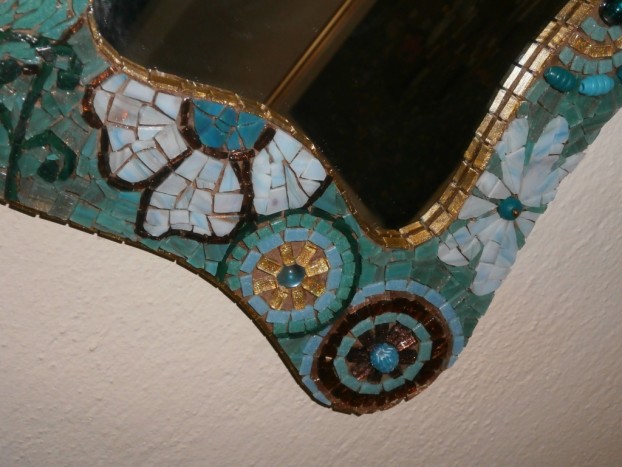 Mozaik-ogledalo: Turkizne sanje (detajl) - 