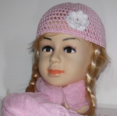 Modna dekliška kapa SZ 3 - Unikatna modna dekliška kapa