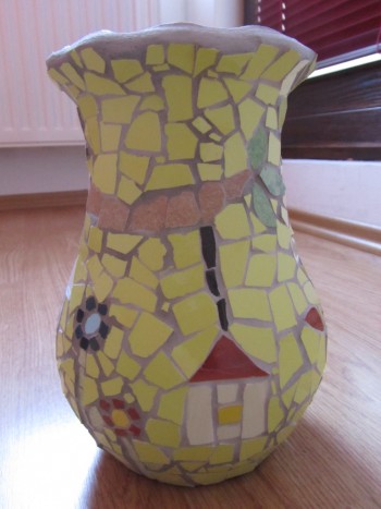 unikat vaza iz mozaika - 