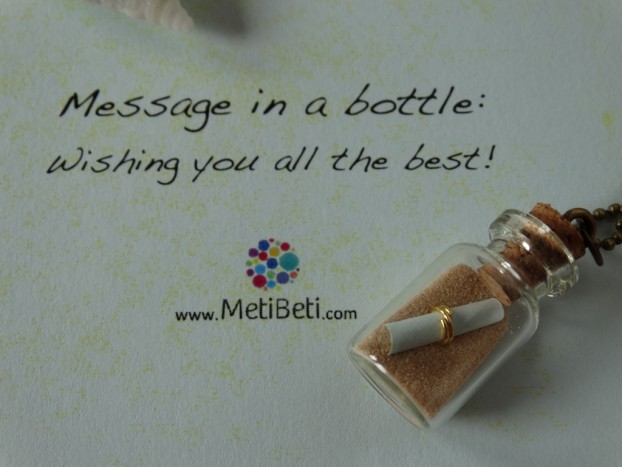 Stekleničke s sporočili MetiBeti - 