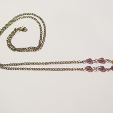 vintage ogrlica s kristalčki