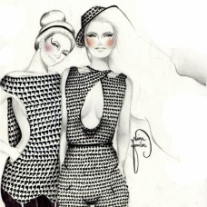 Modne ilustracije Nina Galerija