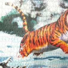tiger,puzzli 3D