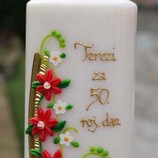 Svečka za 50. rojstni dan