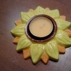 Unikatni svečnik sončnica