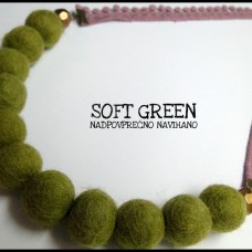 Ogrlica SOFT GREEN