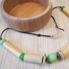 Bambus ogrlica, zelena