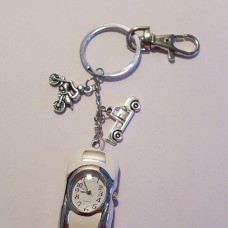 obesek za ključe ali torbico - ura