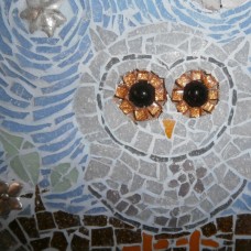 Mozaik Mala sovica (detajl)