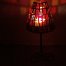 Stekleni mozaik: Svečnik na stojalu