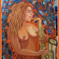 Ženska s saksofonom
