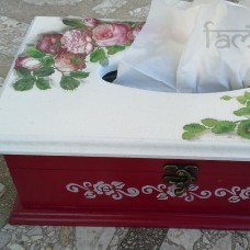 škatla za robčke Vrtnice