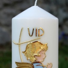 Krstna svečka VID 15x7,5 cm