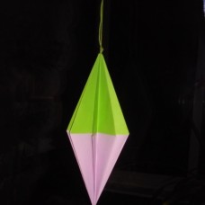 Diamant narejen z tehniko origami