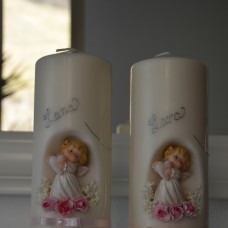 krstni sveči za dvojčici