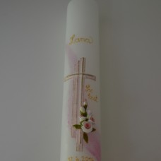 krstna sveča-roza