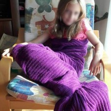 Odeja "Rep morske deklice" Mermaid tail blanket