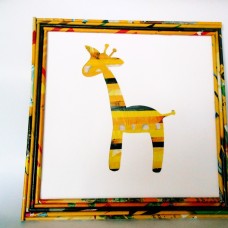 Žirafa- otroška slika iz revij