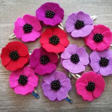 Lasnice mali maki - roza in lila odtenki