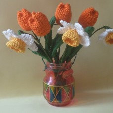 Kvačkan spomladanski šopek- tulipani in narcise
